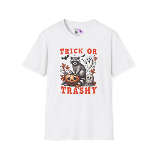 Trick or Trashy Racoon Adult T-shirt
