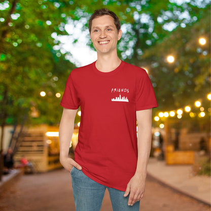 Friends; Dog Statue He'll Be There For You Adult T-shirt