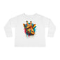 Colorful Giraffe Toddler Long Sleeve Tee