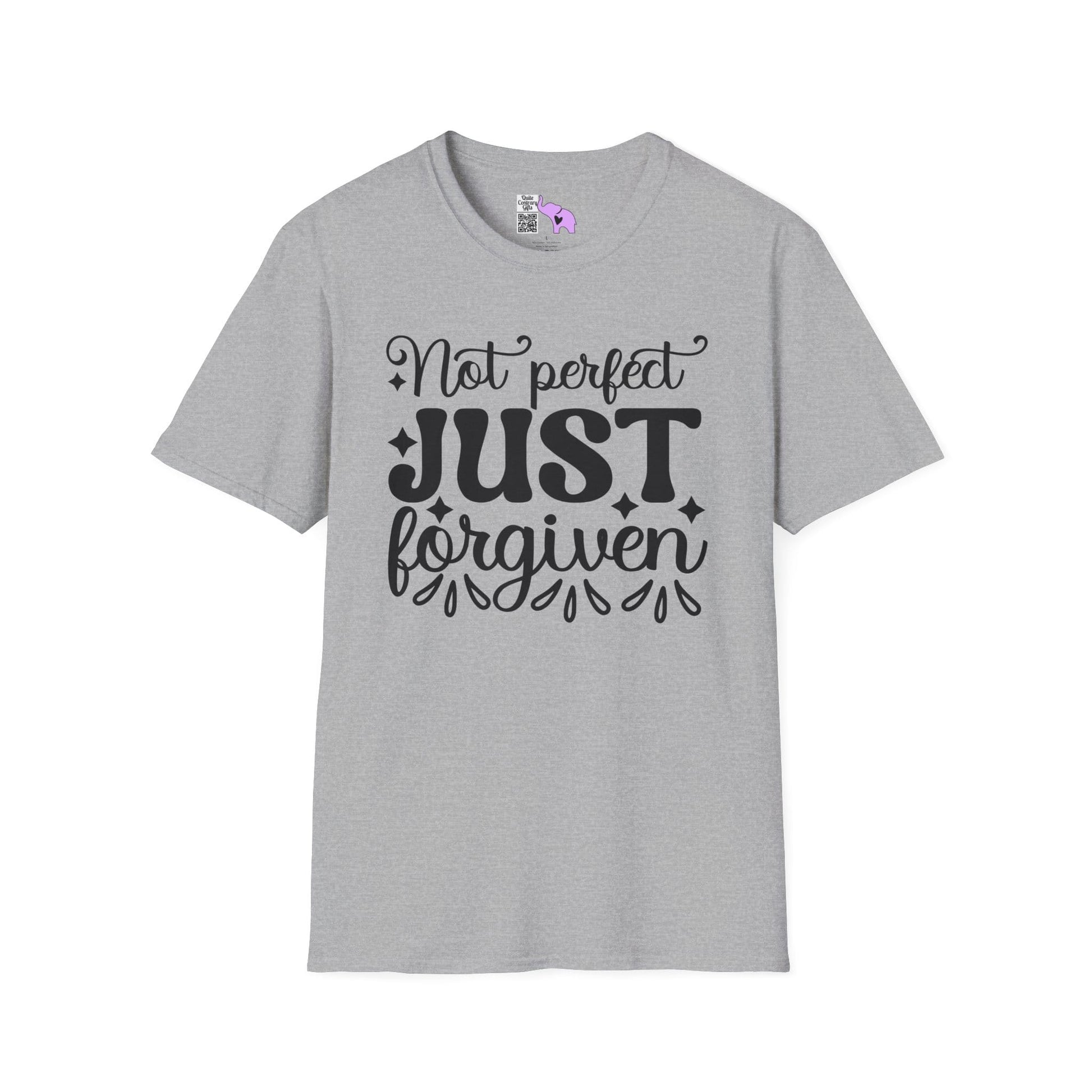 Not Perfect Just Forgiven Adult T-shirt