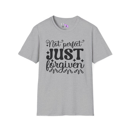 Not Perfect Just Forgiven Adult T-shirt