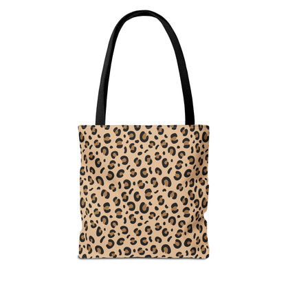 Cheetah Print Canvas Tote Bag
