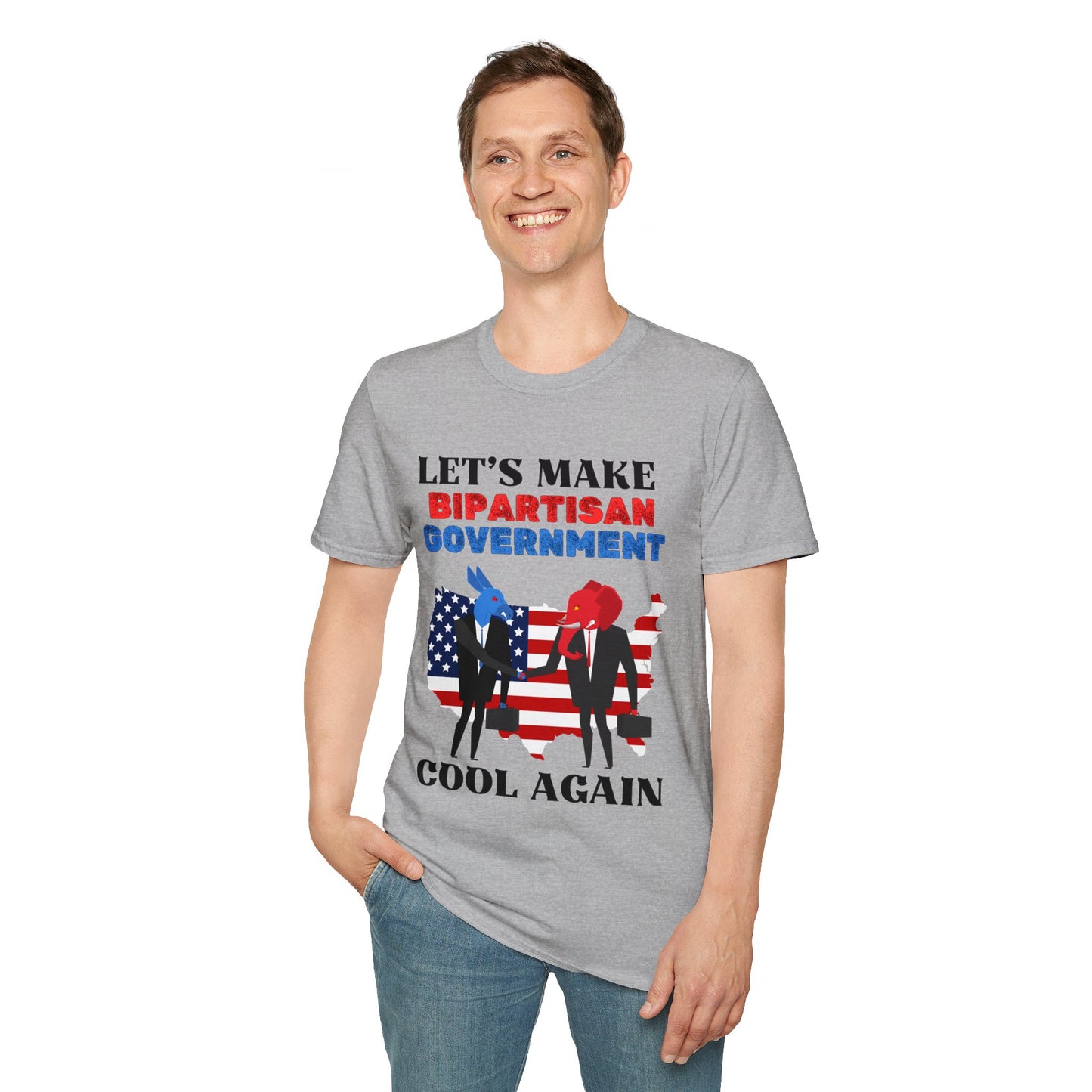 Let's Make Bipartisan Government Cool Again T-shirt