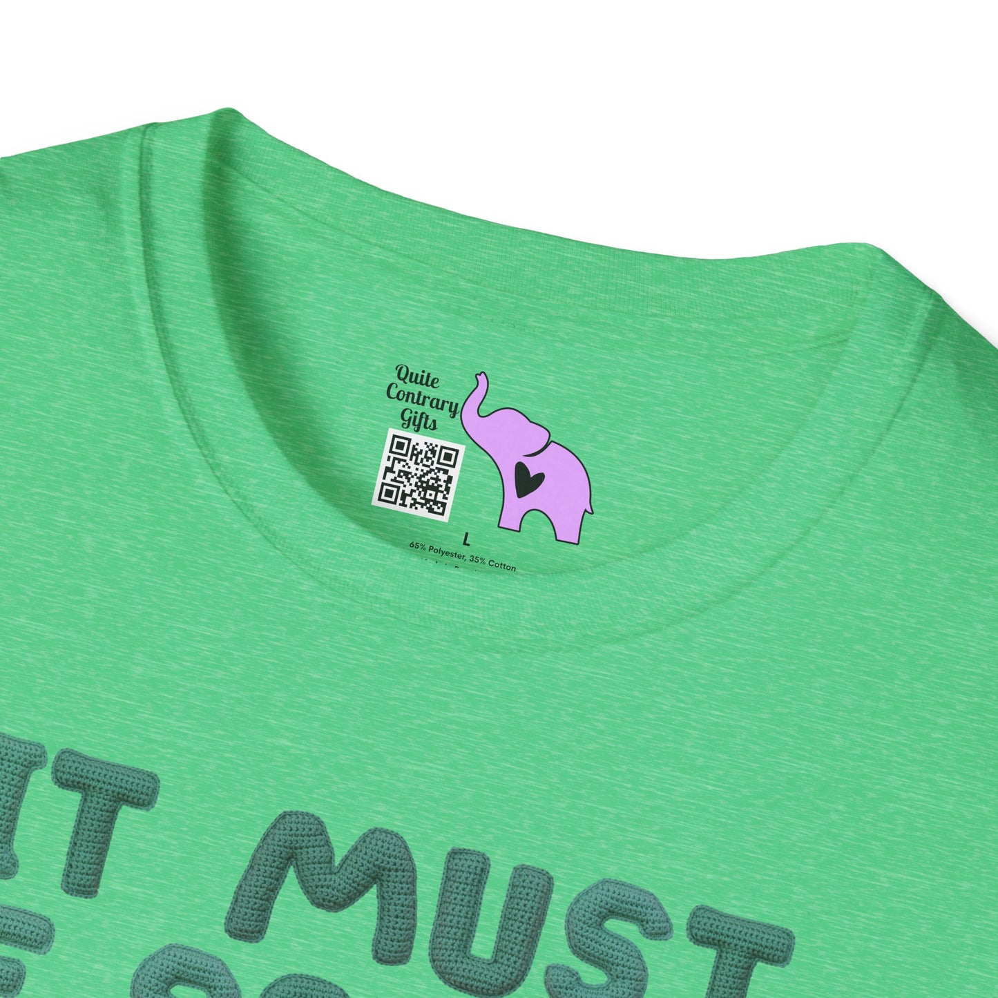 It Must Be Nice to Be As Useless As a Knitted Umbrella Adult T-shirt