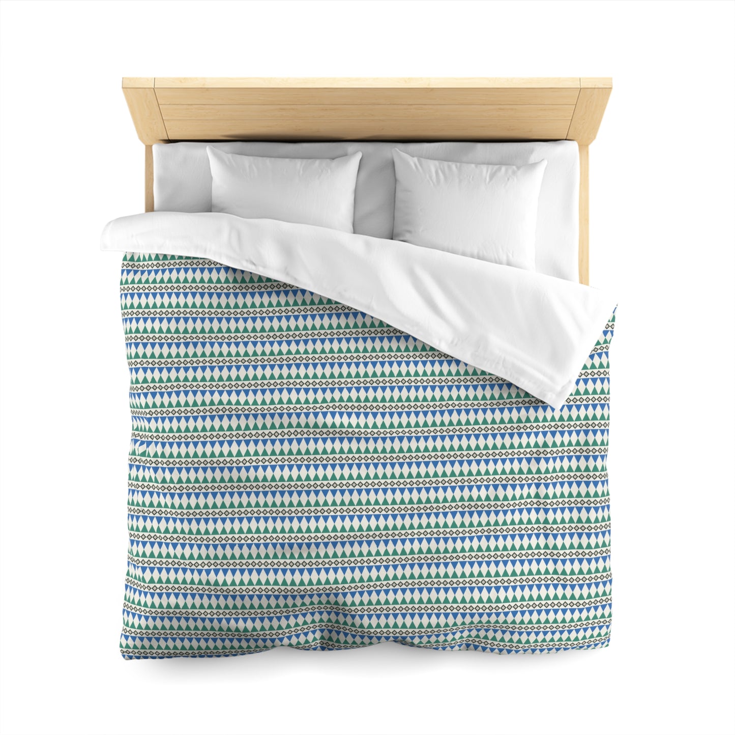 Regal Evergreen Cairn Stripes Microfiber Duvet Cover