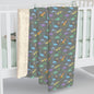 Prehistoric Playtime Sherpa Fleece Blanket
