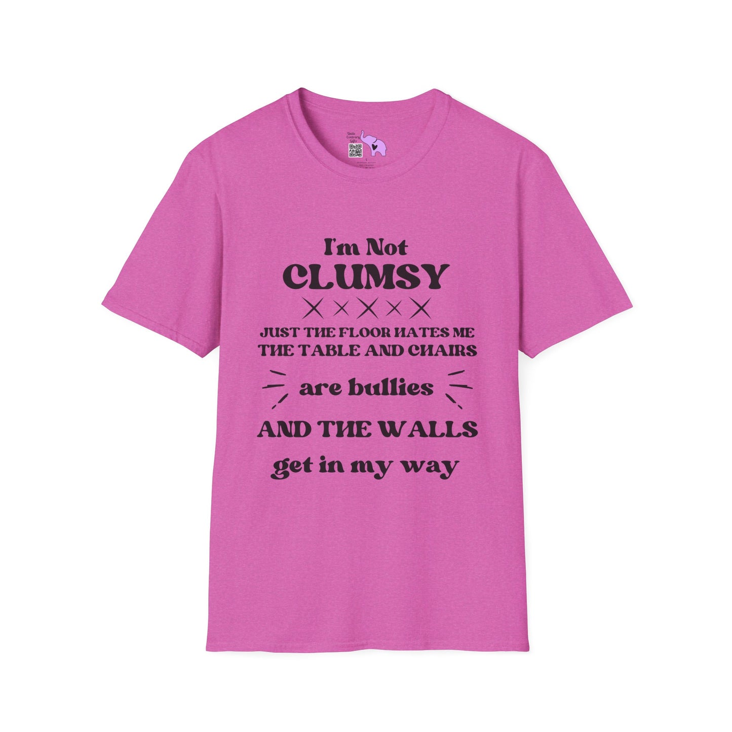 I'm Not Clumsy Adult T-shirt