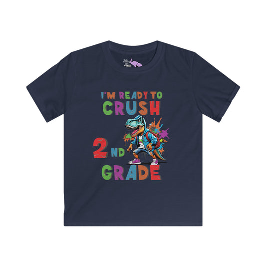 I'm Ready To Crush 2nd Grade Youth Softstyle Tee