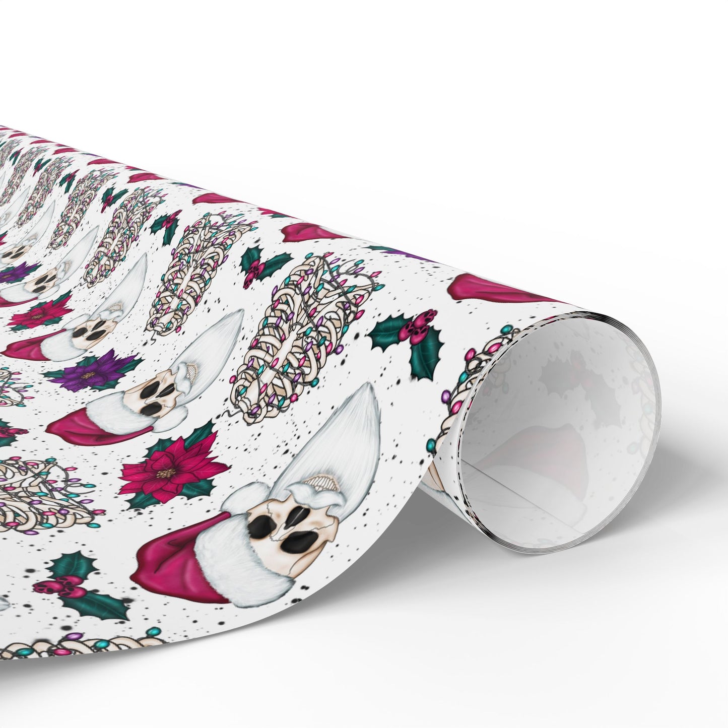 Santa Skull Wrapping Paper