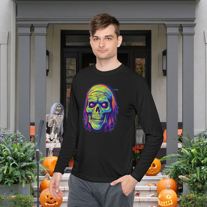 Creepy Zombie Adult Long Sleeve Tee