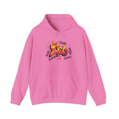 Leo Street Art Heavy Blend™ Hooded Sweatshirt