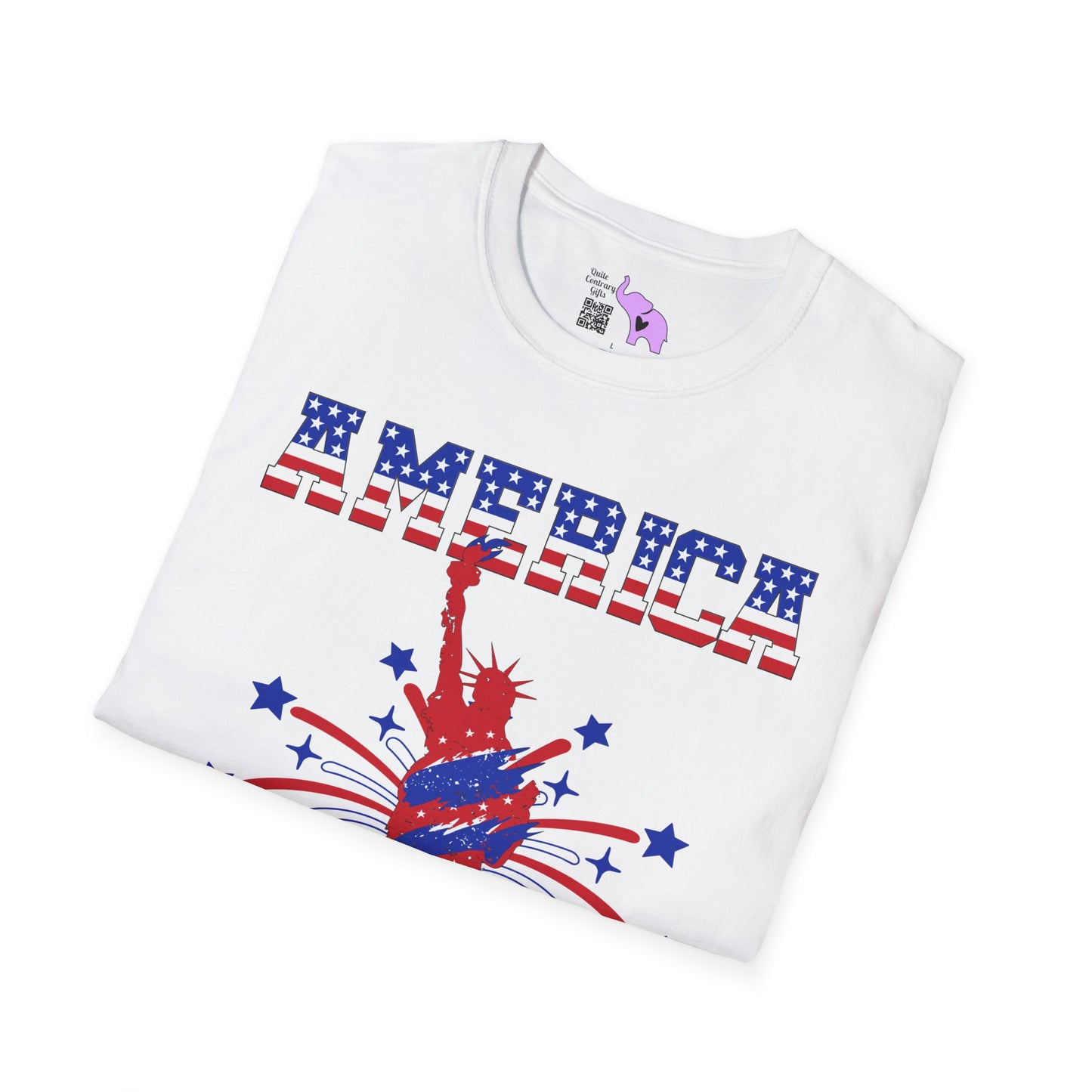 America 1776-2026 (Statue of Liberty) Adult T-shirt