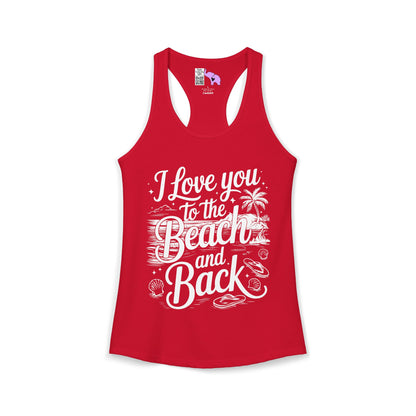 I Love You to the Beach and Back Women's Ideal Racerback Tank