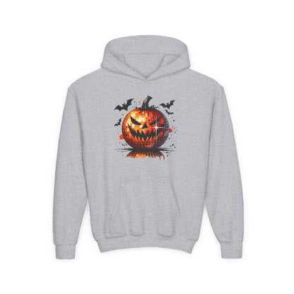 Halloween Disco Pumpkin Youth Heavy Blend Hooded Sweatshirt