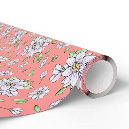 Jasmine Blush Garden Wrapping Paper