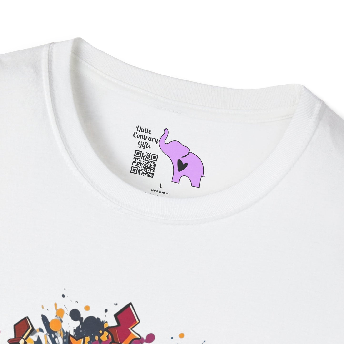 Colorful Crowned Skull Adult T-shirt