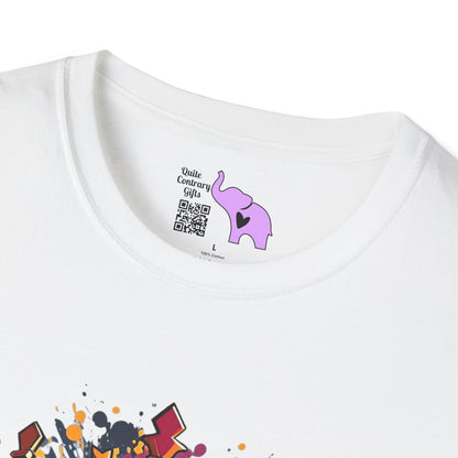 Colorful Crowned Skull Adult T-shirt