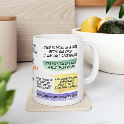 Dad's Emergency Jokes Ceramic Mug, (11oz, 15oz)