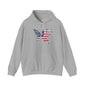 American Flag Butterfly Heavy Blend™ Hooded Sweatshirt