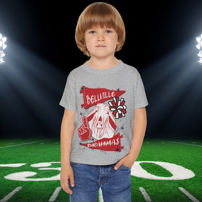 Bellville Brahmas #1 Heavy Cotton™ Toddler T-shirt
