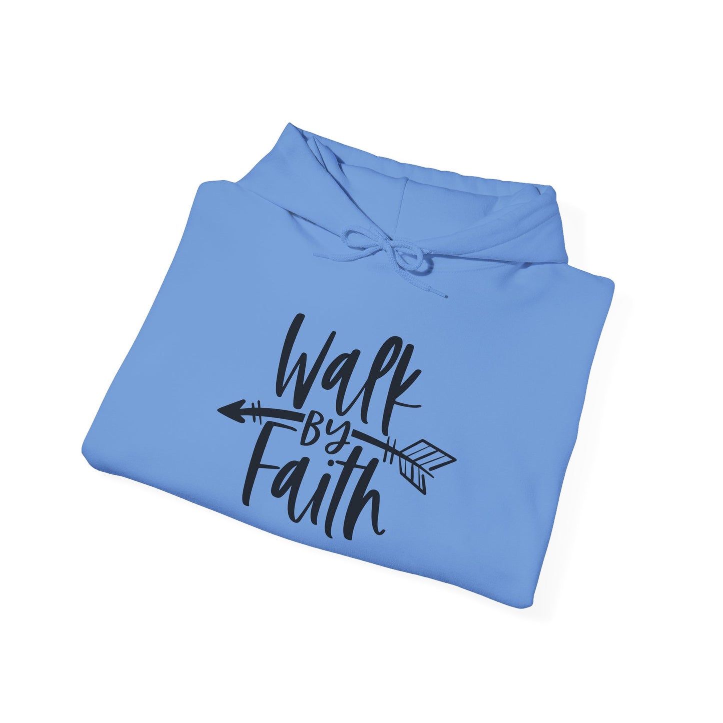 Walk By Faith Heavy Blend™ Hooded Sweatshirt