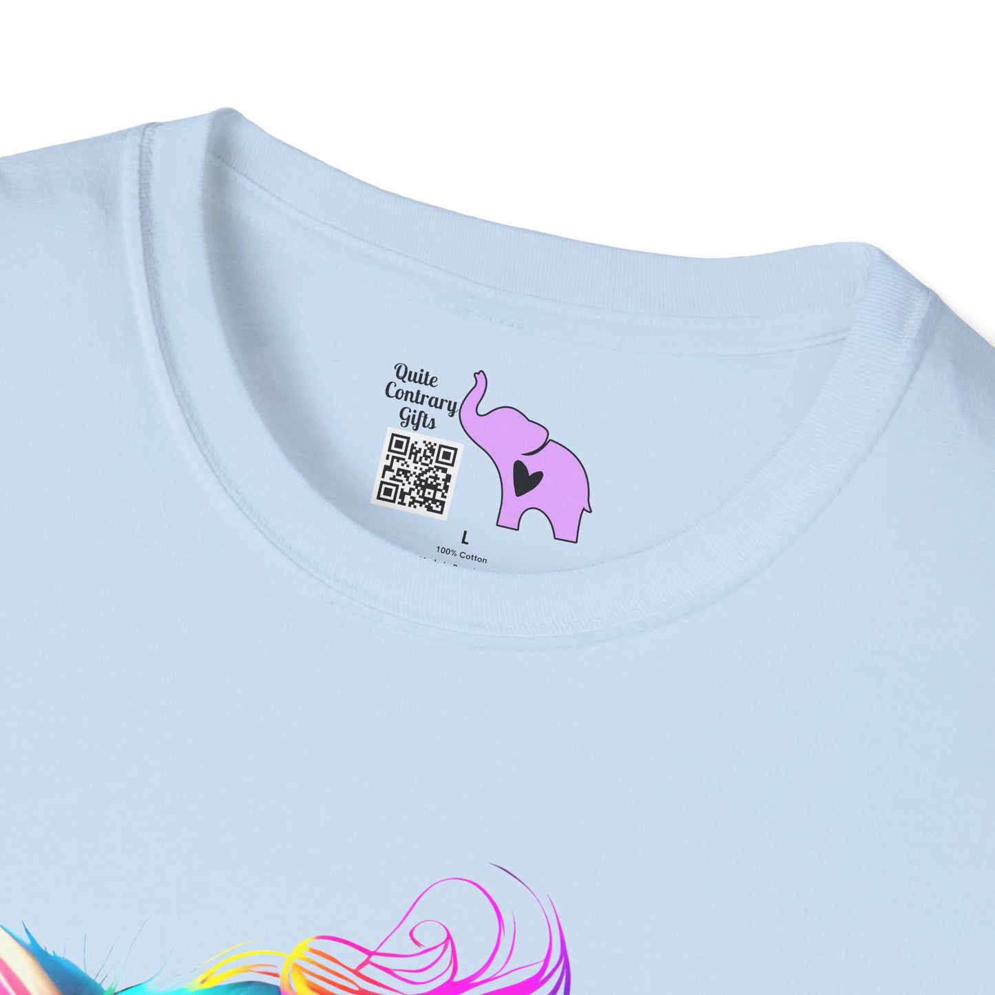 Cute Colorful Kitten Adult T-shirt