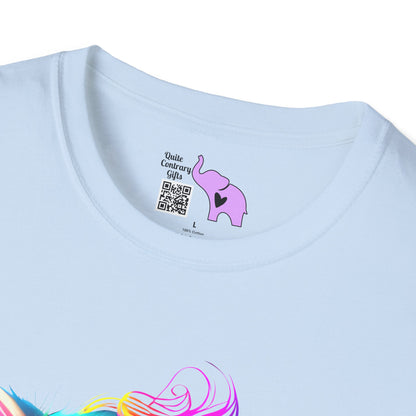 Cute Colorful Kitten Adult T-shirt
