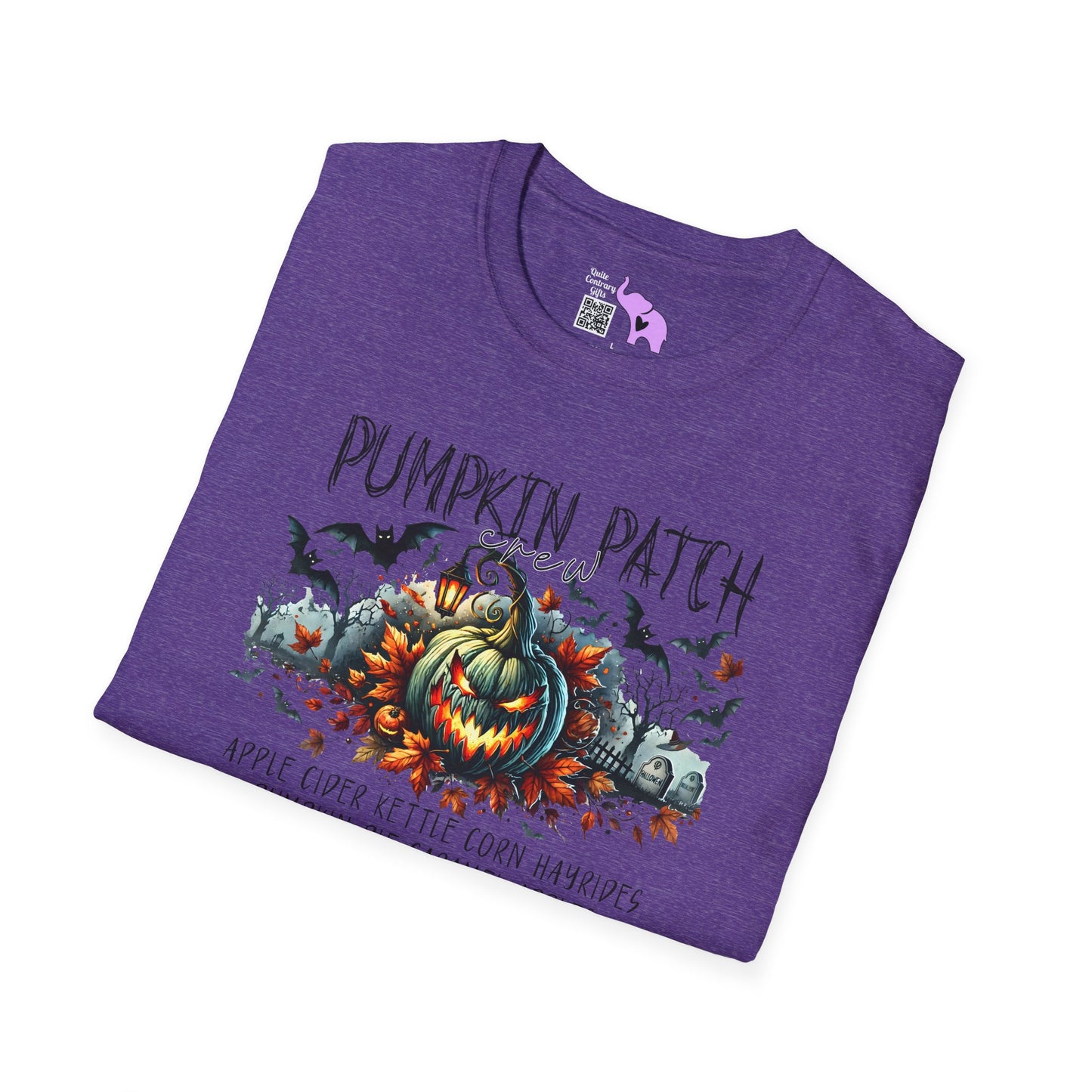 Spooky Pumpkin Patch Adult T-shirt