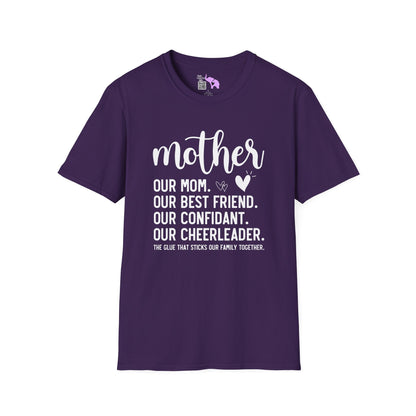Mother The Glue That Sticks Our Family Together Adult T-shirt