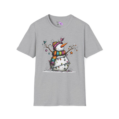The Snowman Who Loved Butterflies Adult T-shirt