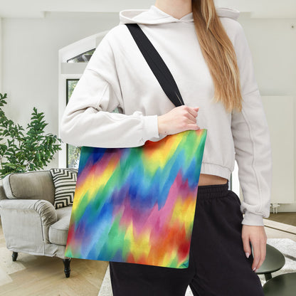 Colorwaves Canvas Tote Bag