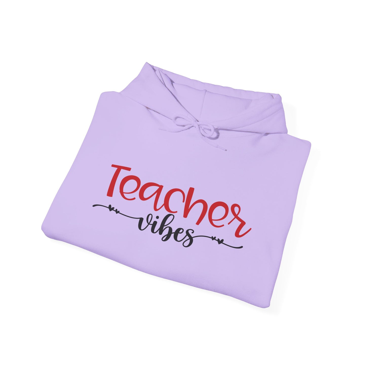 Teacher Vibes Heart Heavy Blend™ Hooded Sweatshirt