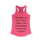 I Don't Workout To Be... Women's Ideal Racerback Tank