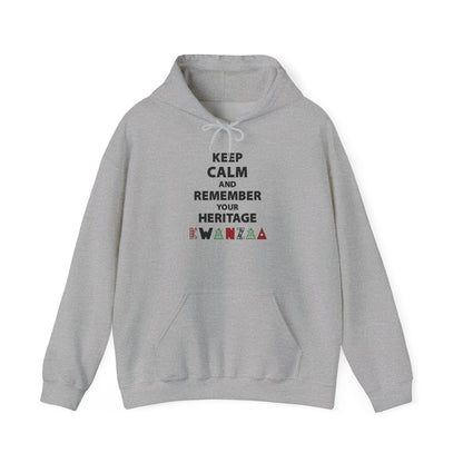 Keep Calm and Remember Your Heritage Kwanzaa Adult Heavy Blend™ Hoodie
