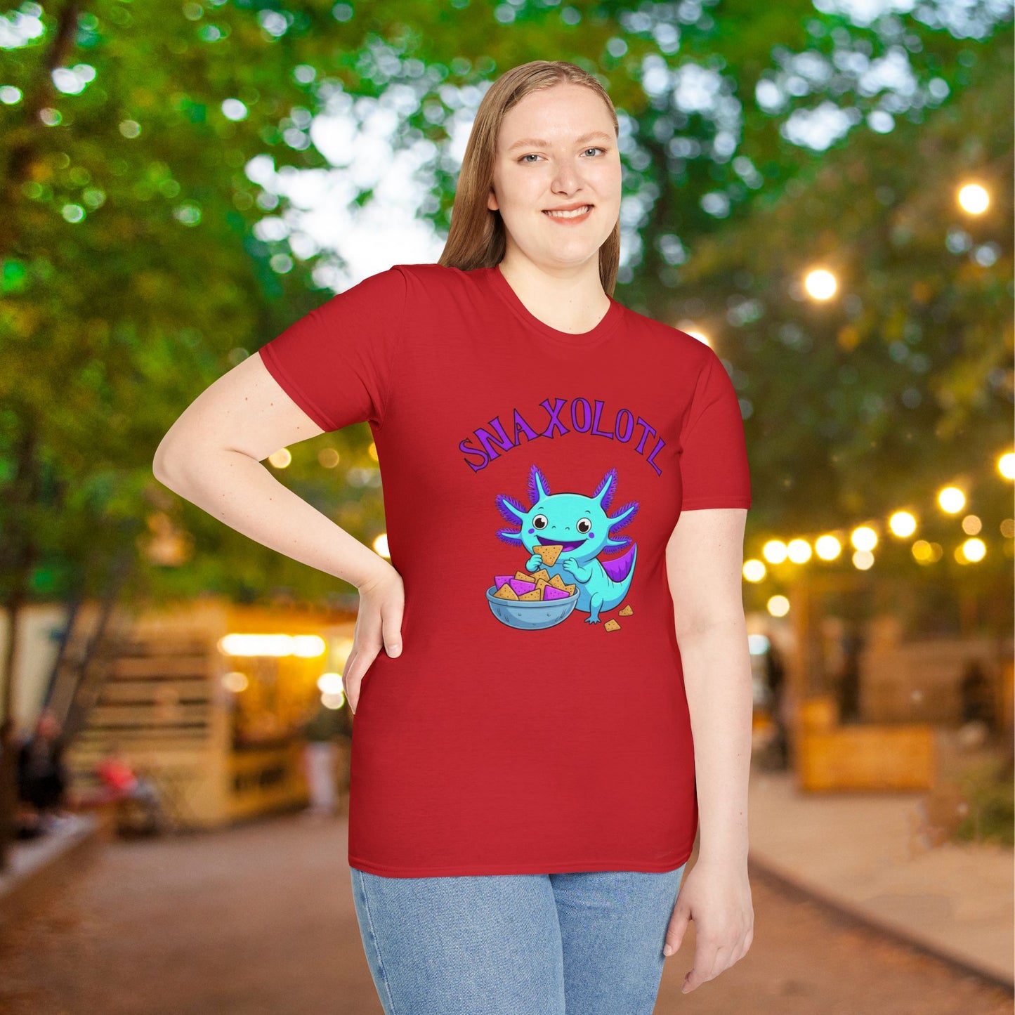 Snaxolotl Adult T-shirt