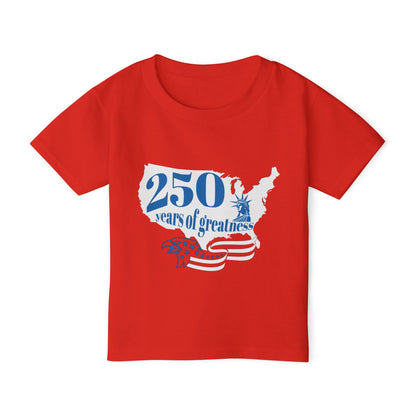 250 Years of Greatness  Heavy Cotton™ Toddler T-shirt