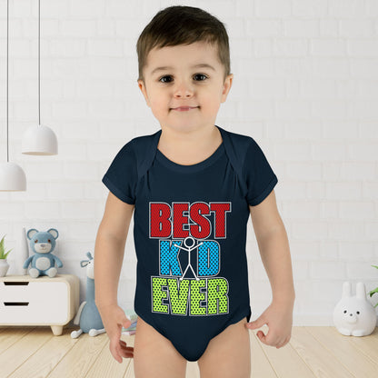 Best Kid Ever (Colorful) Infant Baby Rib Bodysuit