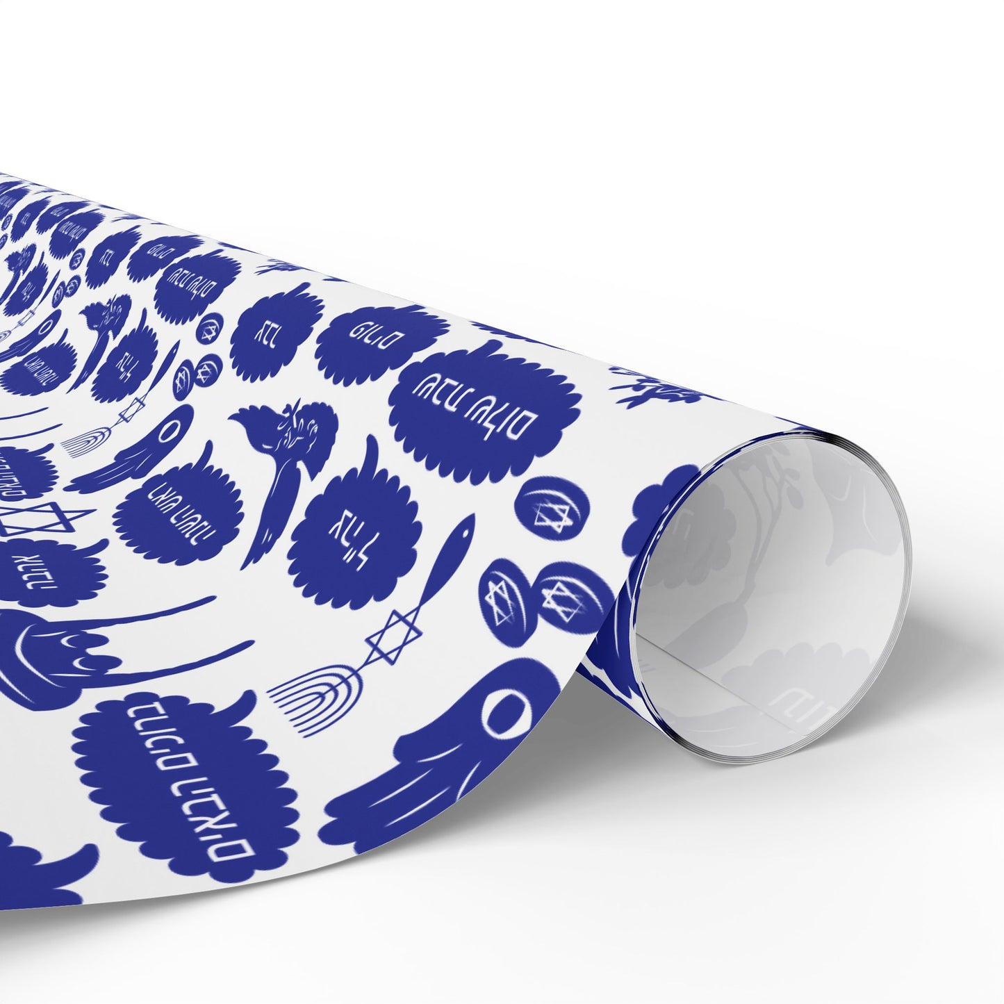 Celestial Celebration Hanukkah Wrapping Paper