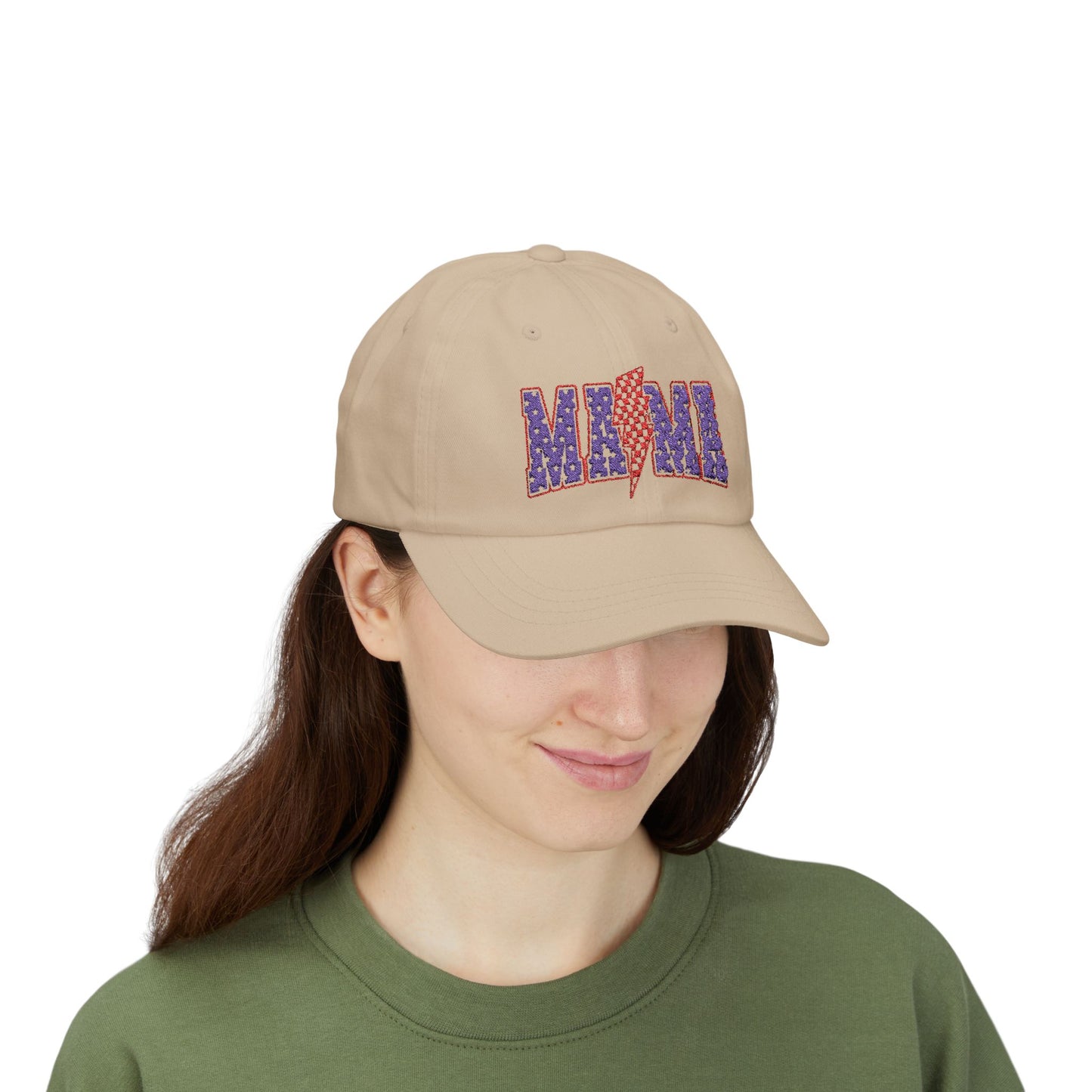 Mama Stars & Stripes Embroidered Classic Dad Cap