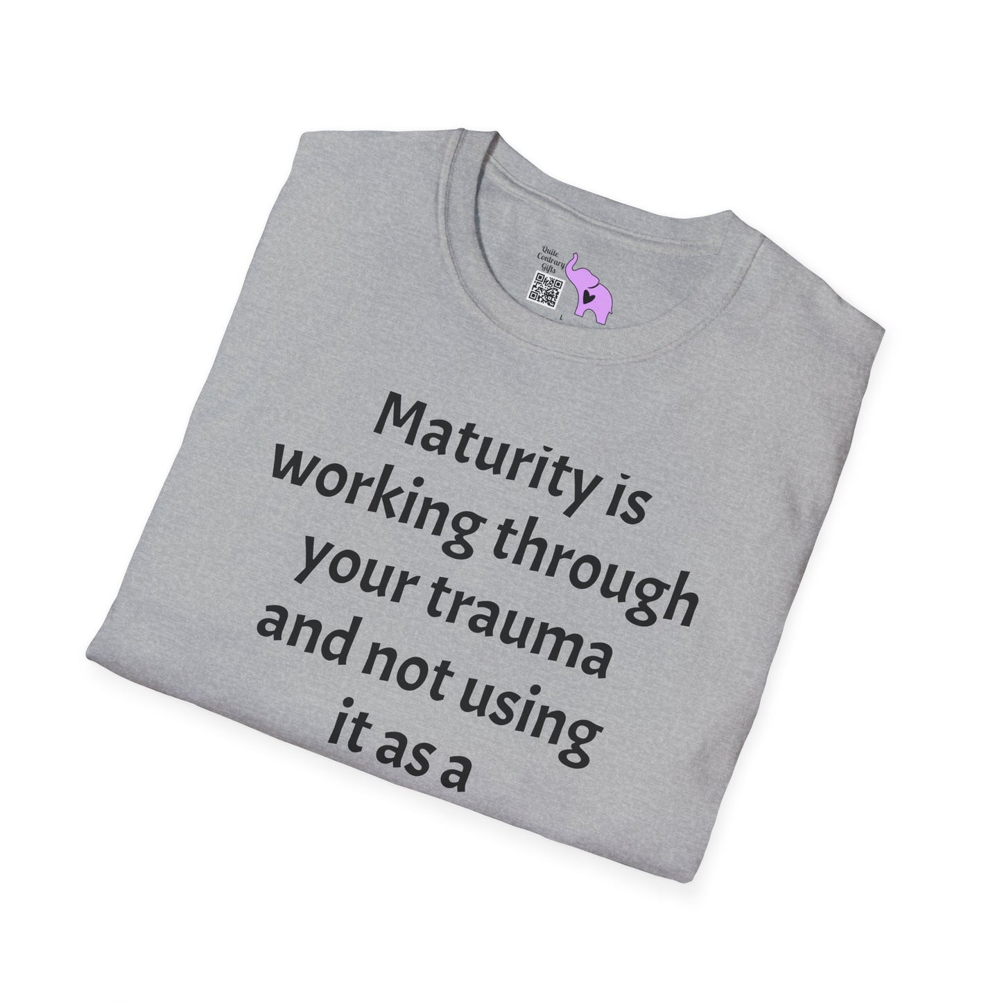 Maturity is... Adult T-shirt