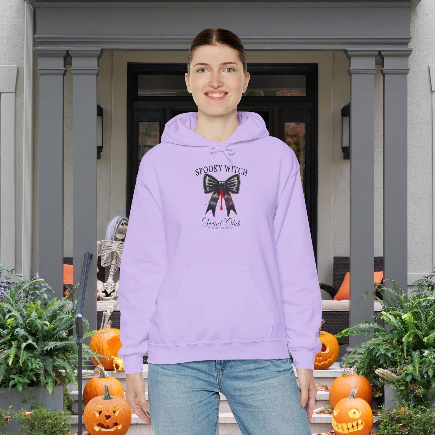 Spooky Witch Social Club Heavy Blend™ Hooded Sweatshirt