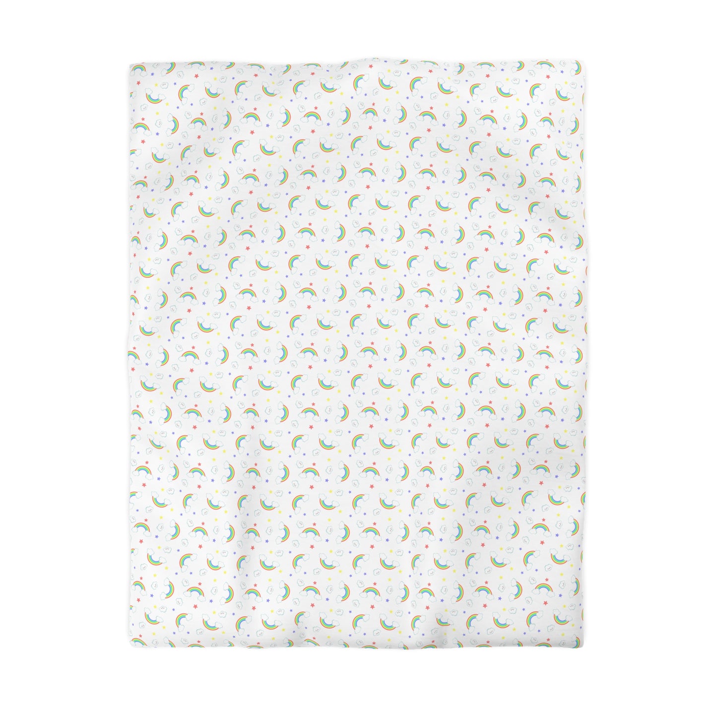 Rainbow Smiles & Stars Duvet Bedding Set