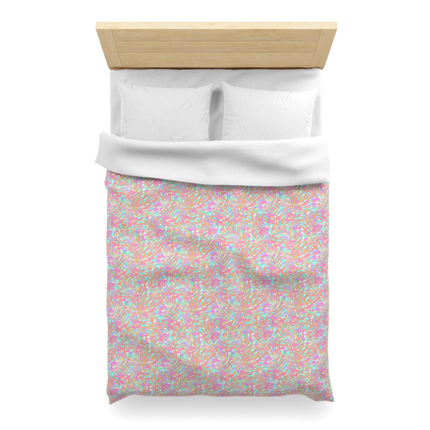 Tropical Sunset Palms Duvet Bedding Set