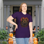 Creepy Black Cat 8 Adult T-shirt