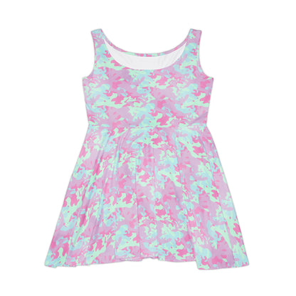 Berry Sorbet Camo Women's Skater Dress