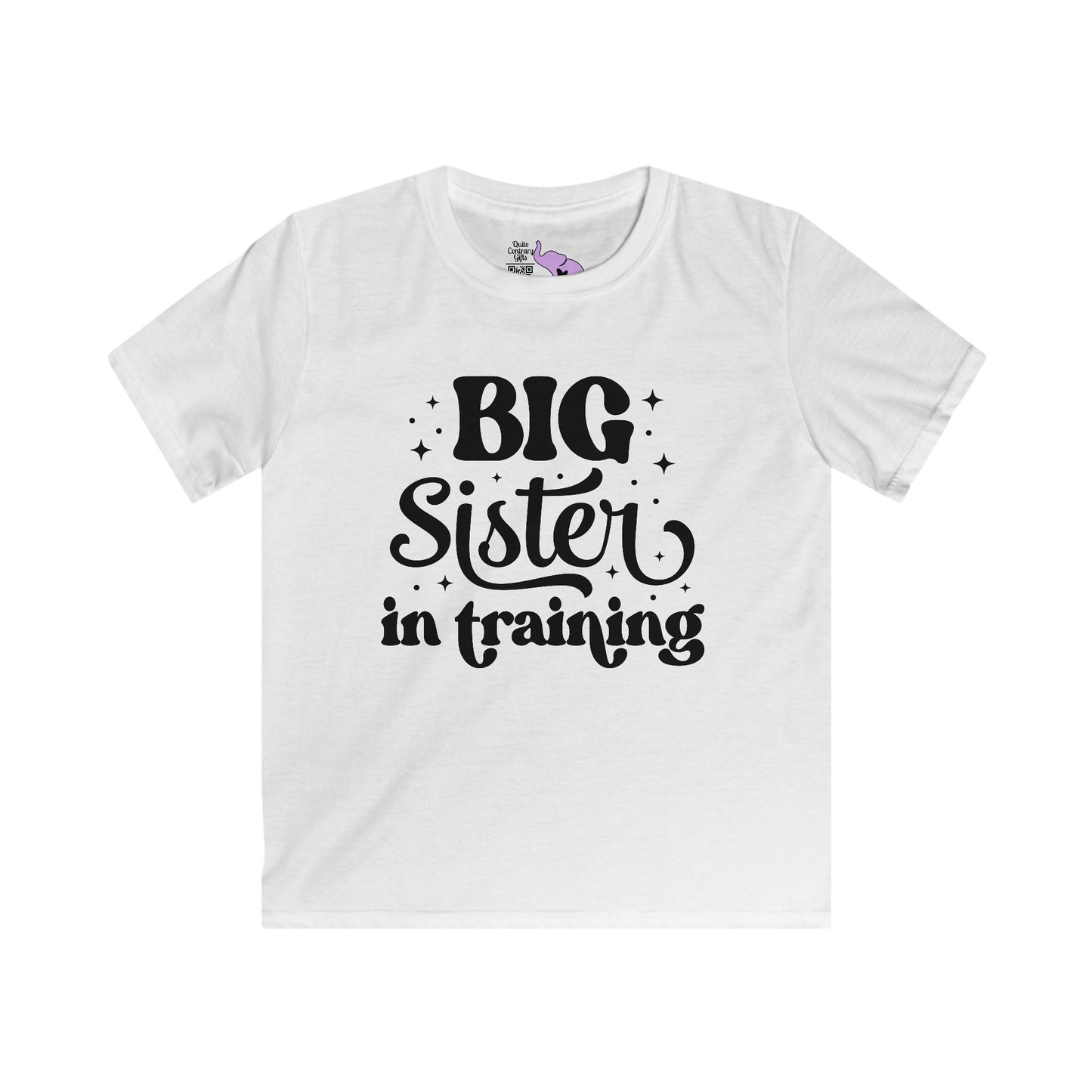 Big Sister in Training Youth Softstyle Tee