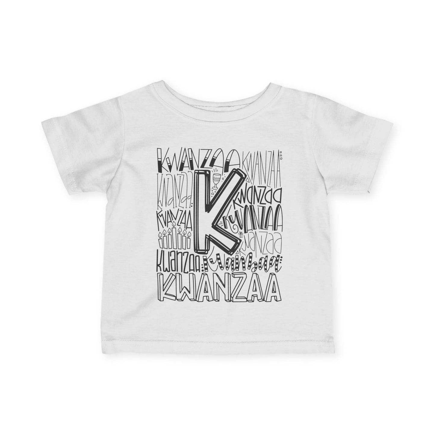 Kwanzaa Wordcloud Infant Soft T-Shirt