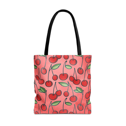 Cherry Bombshell Canvas Tote Bag