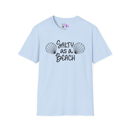 Salty As A Beach Adult T-shirt