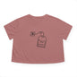 Tea Shirt Women's Flowy Cropped Tee